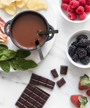 Chocolade fondue