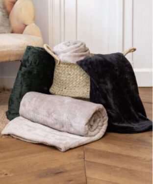 Kerstpakket welverdiend plaid