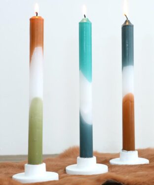 Dip dye kaarsen