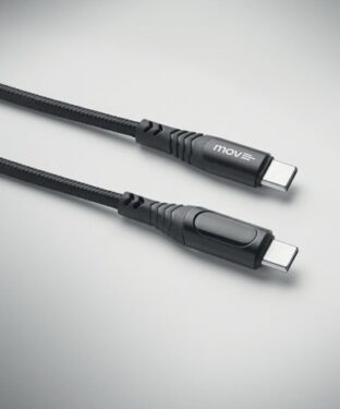 100W oplaad- en datakabel type-C met ledscherm