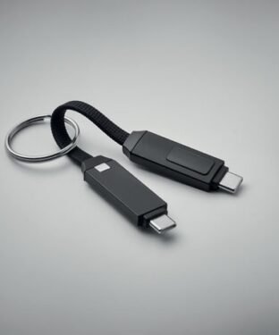 60W oplaad- en datakabel met sleutelring