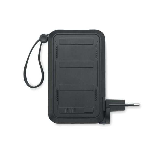 20.000 mAh powerbank met geïntegreerde stekkers en kabels