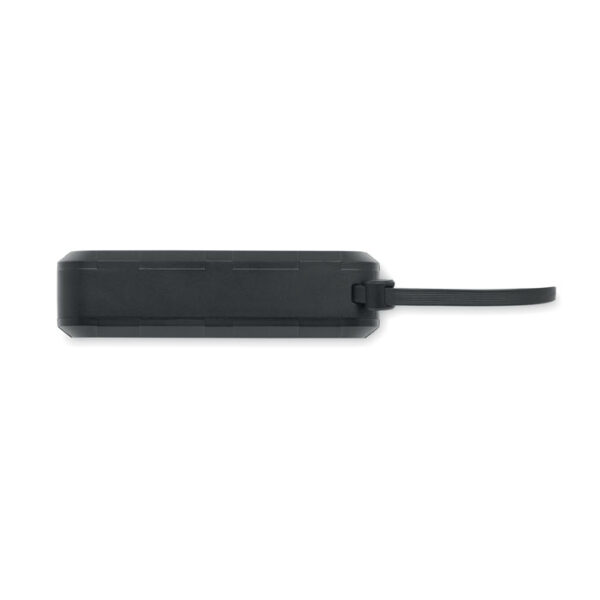 20.000 mAh powerbank met geïntegreerde stekkers en kabels