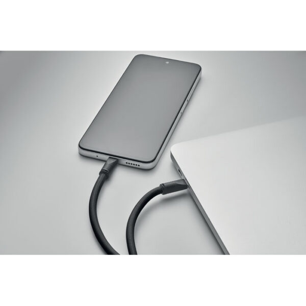 Telefoon lanyard met 60W oplaad- en datakabel type-C - Afbeelding 4